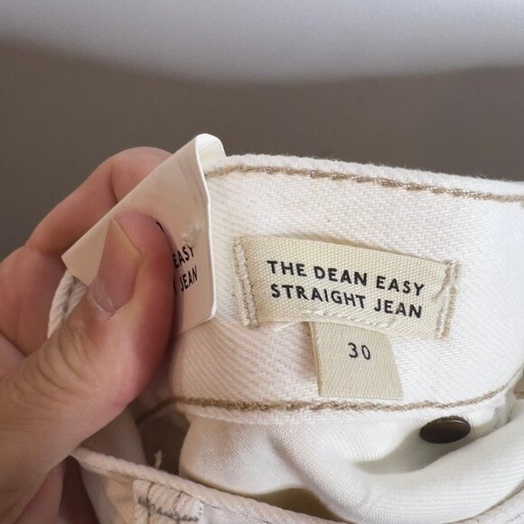 Madewell $148 Womens The Dean Easy Straight Jean VIntage Canvas Size 30 NU051 - Picture 7 of 9